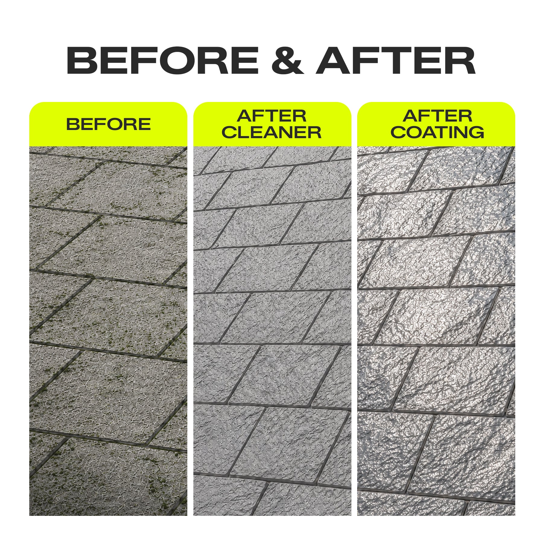 Basalt Deep Clean & Semi Glossy Finish Kit – Covers 200 Sqft - Semi Glossy Finish