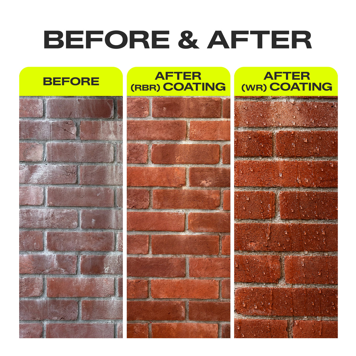 200 Sqft - Red Brick- Revival + Water Repellant, Natural finish