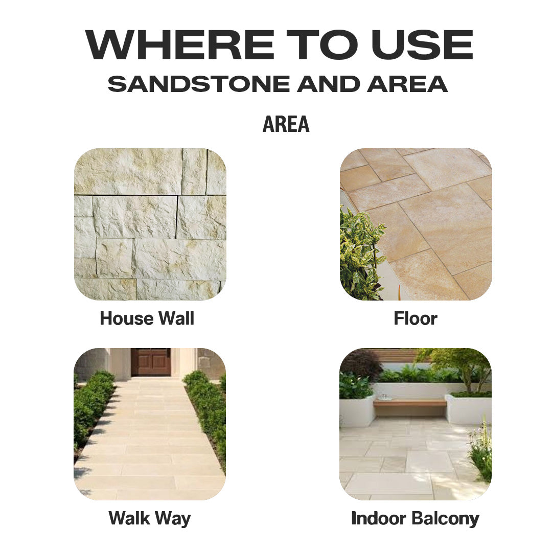 Sandstone Antifungal & Weatherproof kit - Covers 200 SqFt - Natural finish